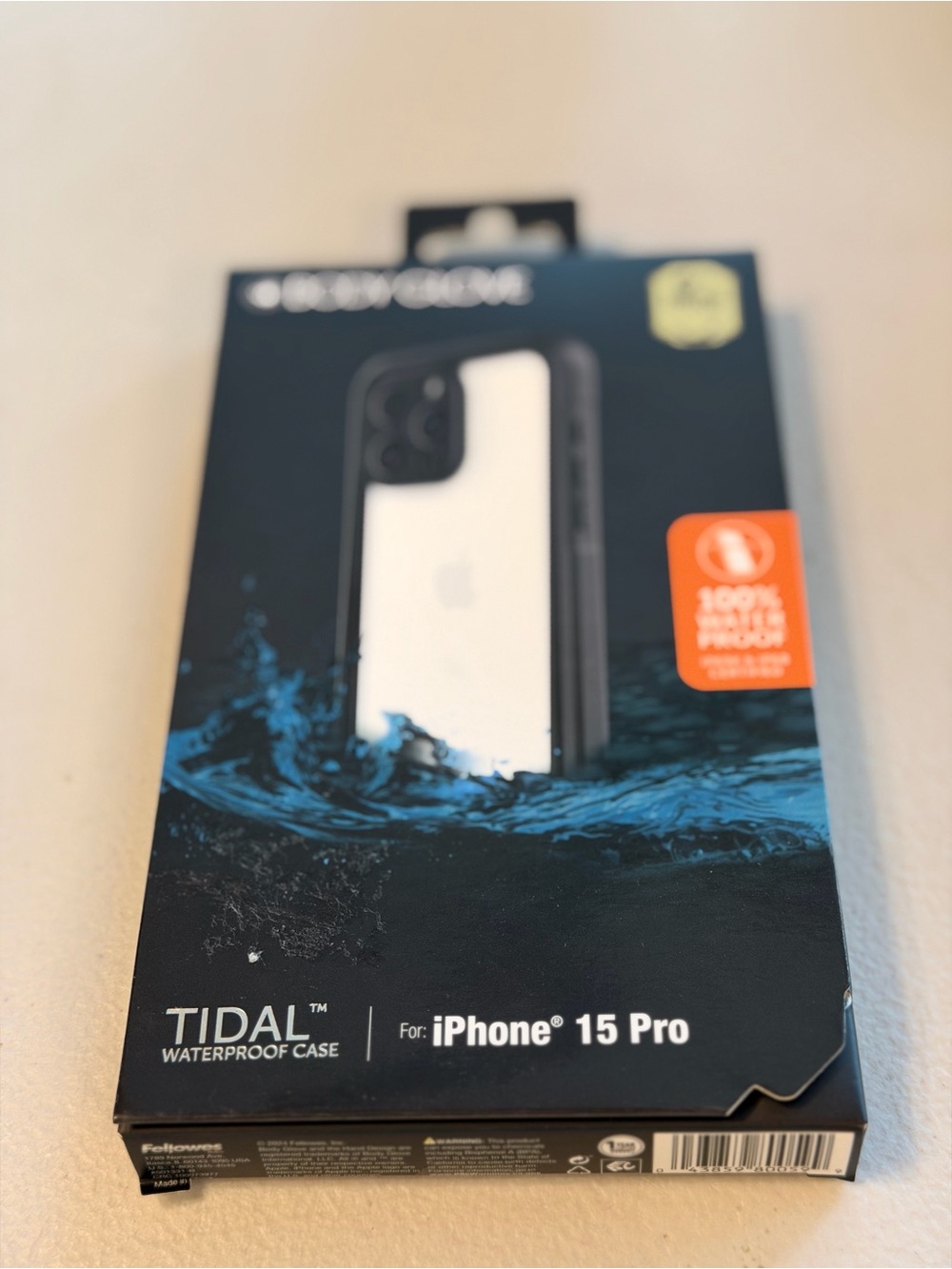 NIB Body Glove Tidal‎ Waterproof 6 ft drop Protection iPhone 15 Pro Case